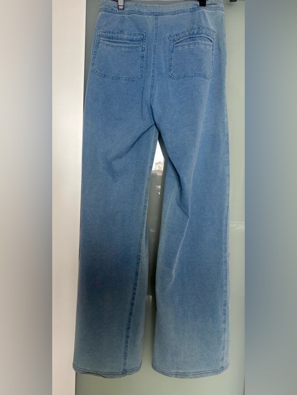 Millibon NEW Wide Leg Flared Jeans in Light Blue